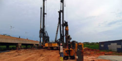 EBOMAF-BENIN: Le pont de 240 m de Cococodji commence à sortir de terre