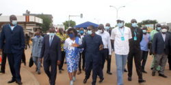 EBOMAF-TOGO : Une visite de haut niveau du chantier Lomé-Kpalimé en guise de top de départ